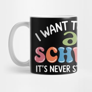I Want To Be A Schwa It's Never Stressed Mug